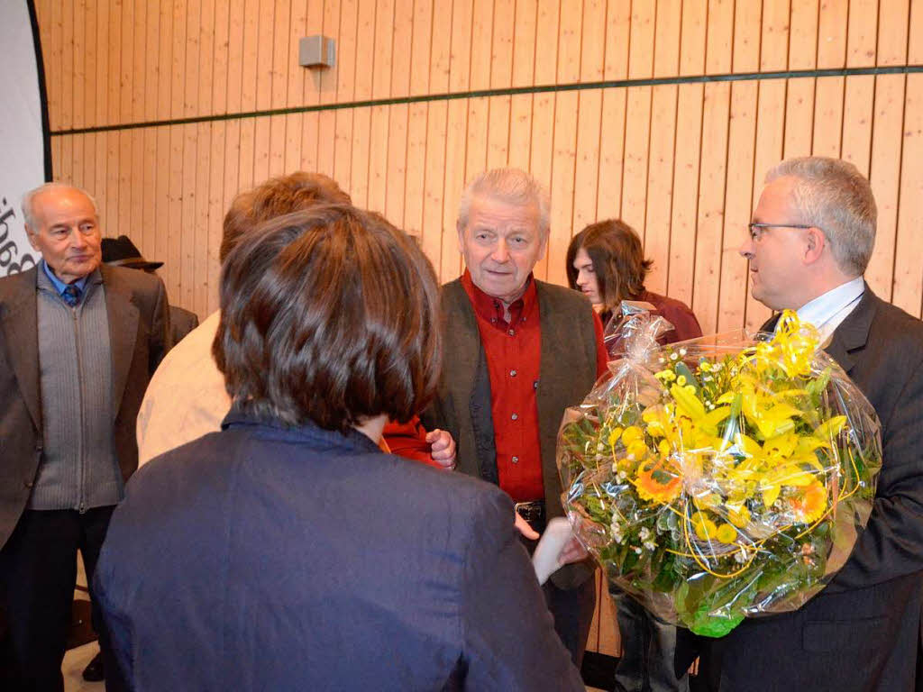 Impressionen von der Wahlparty nach der Brgermeisterwahl in Herrischried