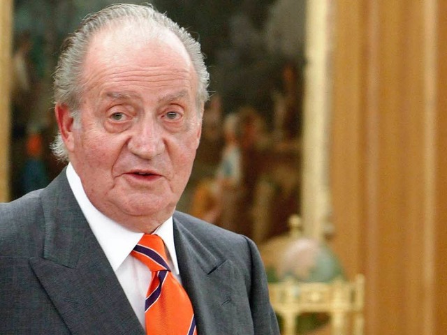 Knstliches Hftgegelenk nach Oberschenkelhalsbruch: Spaniens Knig Juan Carlos.  | Foto: dpa