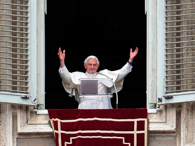 Papst Benedikt feiert seinen 85. Gebur...; und hat ein Mammutprogramm vor sich.  | Foto: AFP