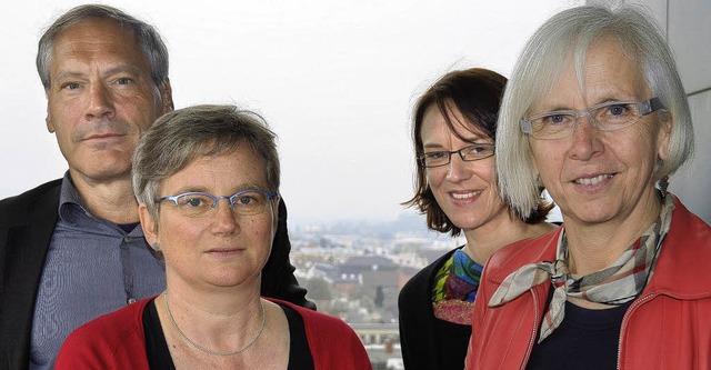 Damit der Blick nach Basel, der gester...terin Gudrun Heute-Bluhm (von links).   | Foto: Sabine Ehrentreich