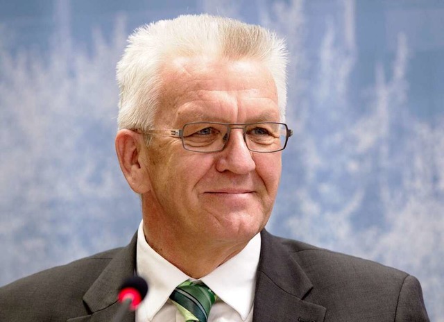 Der aktuelle Ministerprsident Baden-Wrttembergs: Winfried Kretschmann  | Foto: dapd