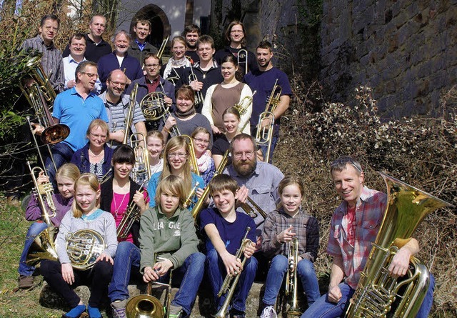 Immer mehr junge Blser kommen zum Pos...hr Konzert fr kommenden Sonntag vor.   | Foto: privat