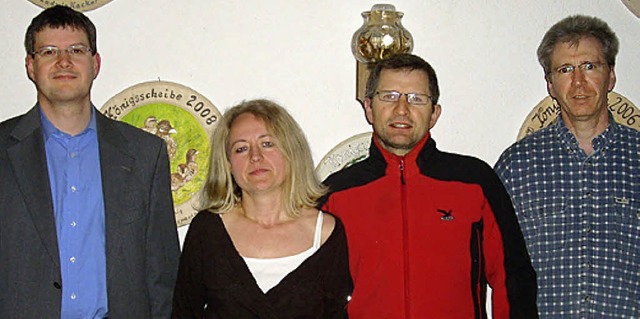 Der einstige Vorsitzende Josef Karle (...rt, Magdalena Karle und Josef Faller.   | Foto: BZ