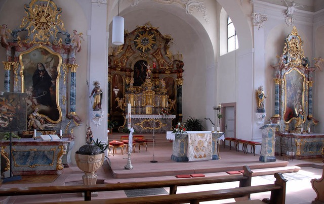 Der erste Bauabschnitt der Kircheninne... in Kiechlinsbergen ist abgeschlossen.  | Foto: Roland Vitt