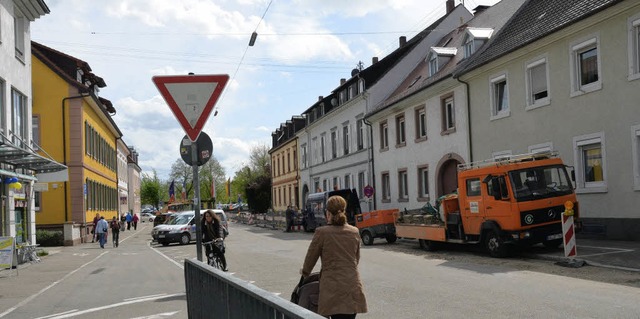 Muss noch warten: Die Umgestaltung der Karl-Bautz-Strae zur Fahrradstrae.   | Foto: Gerhard Walser