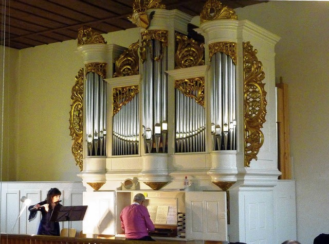 Raumfllender Vortrag: Myriam Hidber D...chen Georg-Markus-Stein-Orgel in Wies   | Foto: ulrike osswald