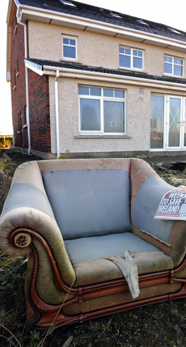 Sinnbild einer Krise:  leer stehende Immobilie in Irland   | Foto: dpa