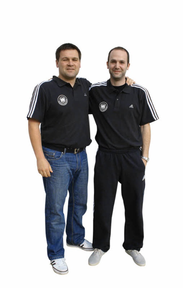 Martin Leuthner (links) und Torsten Fler verstehen sich.   | Foto:  K. KaiseR