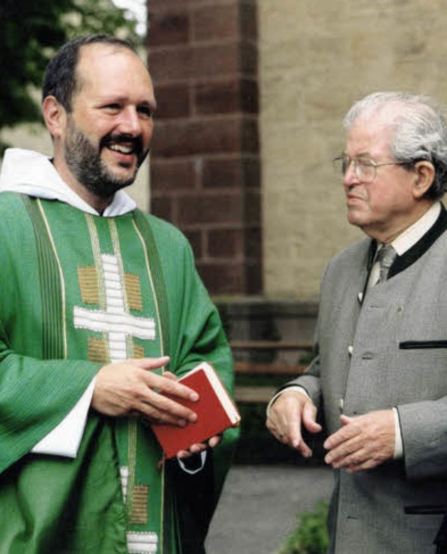 Eng verbunden mit St. Georgen: Michael..., hier bei einem Besuch im Jahr 2004.   | Foto: Privat