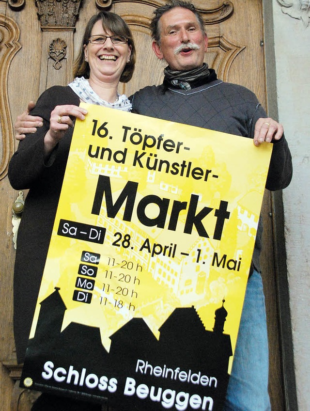 Freuen sich schon auf den Tpfer- und ...kt: Petra Rieckmann und Jrgen Blank.   | Foto: Ralf Staub