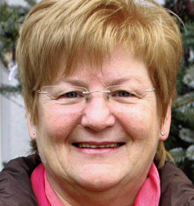 Barbara Schanz will den Vorsitz 2013 abgeben.   | Foto: HJb
