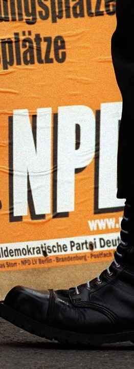 Der Verurteilte war bei der Jugendorga... rechtsextremen NPD St�tzpunktleiter.   | Foto: dpa