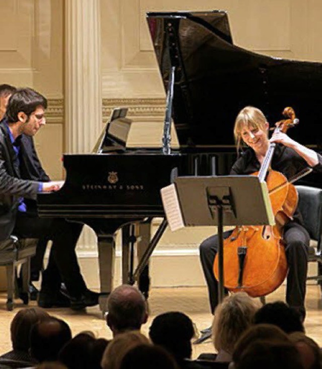Isabel Gehweiler in der Carnegie Hall   | Foto: Beowulf Sheehan
