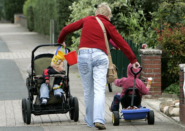 Das Thema Kinderbetreuung wird derzeit...lickwinkel Betreuungsgeld diskutiert.   | Foto: Dpa