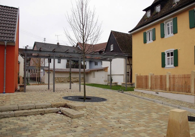 Neues Schmuckstck in Ehrenstetten: der Gerberplatz.   | Foto: Gallien