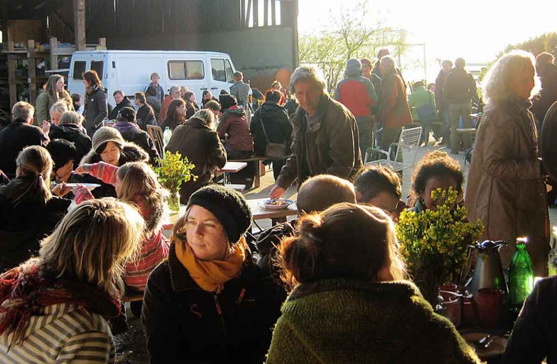 Auch das Wetter hat gepasst beim Hoffest.  | Foto: Anne Freyer