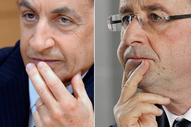 Prsidentenwahl: Hollande und Sarkozy fr Stichwahl qualifiziert