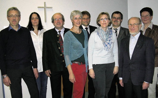Vorstandsmitglieder und leitende Mitar...h, Georg Eisele, Mathilde Nothhelfer.   | Foto: Dorothee Mller-Barbian