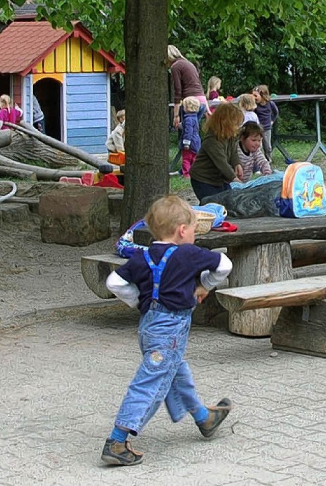 Etwas tiefer in die Tasche greifen ms...im  Kindergarten bleiben unverndert.   | Foto: Sigrid Umiger