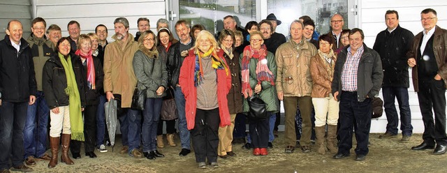 Abschlussfoto von der Delegation aus O...mtskollege Hnerik Wengert aus Owingen.  | Foto: Wilfried Dieckmann