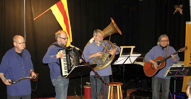 Ganz und gar badisch: D&#8217; Glfiler im Orgelbauersaal.   | Foto: Veranstalter