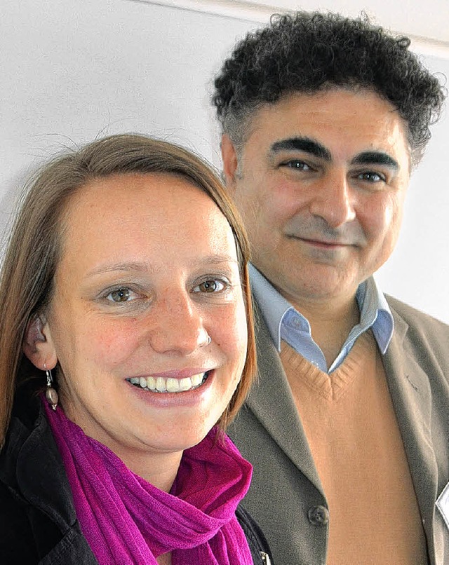 Anette Billmann und Abbas Calisgan   | Foto: Martina Seiler