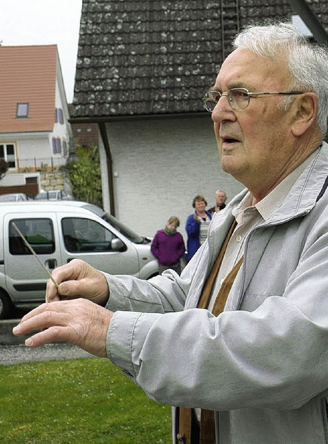 Linus Grethler feierte seinen  80. Geburtstag.    | Foto: Gottfried Blansche