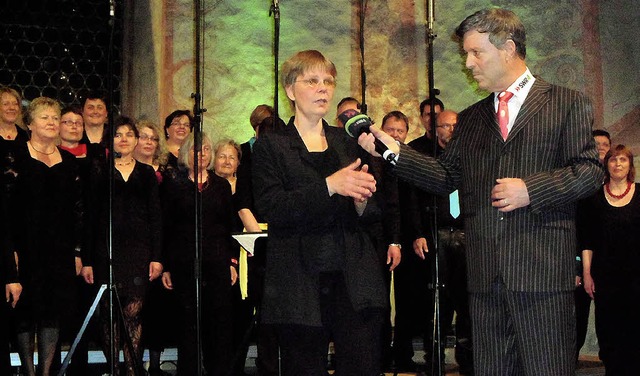 Susanne Lesnarowski-Koc von &#8222;inT...Vorausscheidung in der Martinskirche.   | Foto: Flier