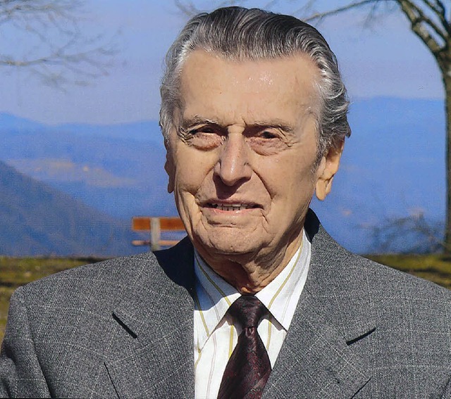 Hermann Unger wird heute 90 Jahre.   | Foto: Privat