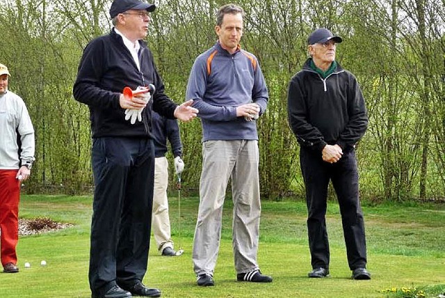 Das Organisationsteam des Benefiz-Golf...nger und  Peter Hamburger (von links)   | Foto: Veranstalter