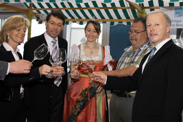 Wie im vergangenen Jahr,  so wird auch...Weinmesse wieder Prominenz erwartet.    | Foto: archiV: sandra decoux-kone