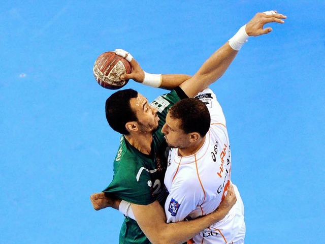 Handballer in Aktion  | Foto: AFP