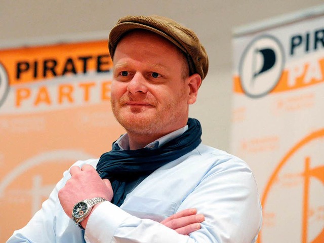 Bernd Schlmer ist neuer Bundesvorsitzender der Piratenpartei.  | Foto: dpa