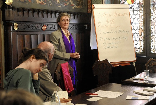 Workshops, Informationen und Gedankena...m Tag fr die pflegenden Angehrigen.   | Foto: Rita eggstein