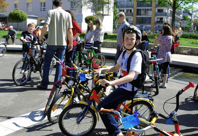 Kinderfahrrder waren bei der Velobrse besonders gefragt.   | Foto: Thomas Loisl Mink
