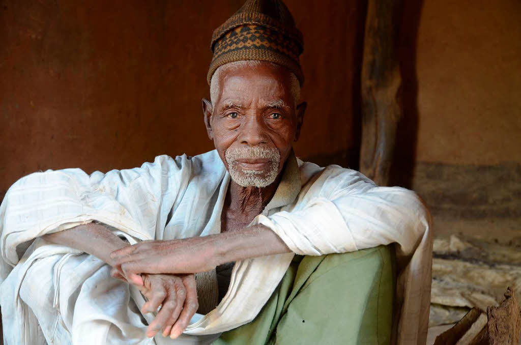 Siratigui Coulibaly, 80, Dorfchef aus Mali: "Viele junge Leute, sind wegen der schlechten Ernte bereits weggezogen. Wenn keine Hilfe kommt, werden auch wir unser Dorf verlassen mssen."