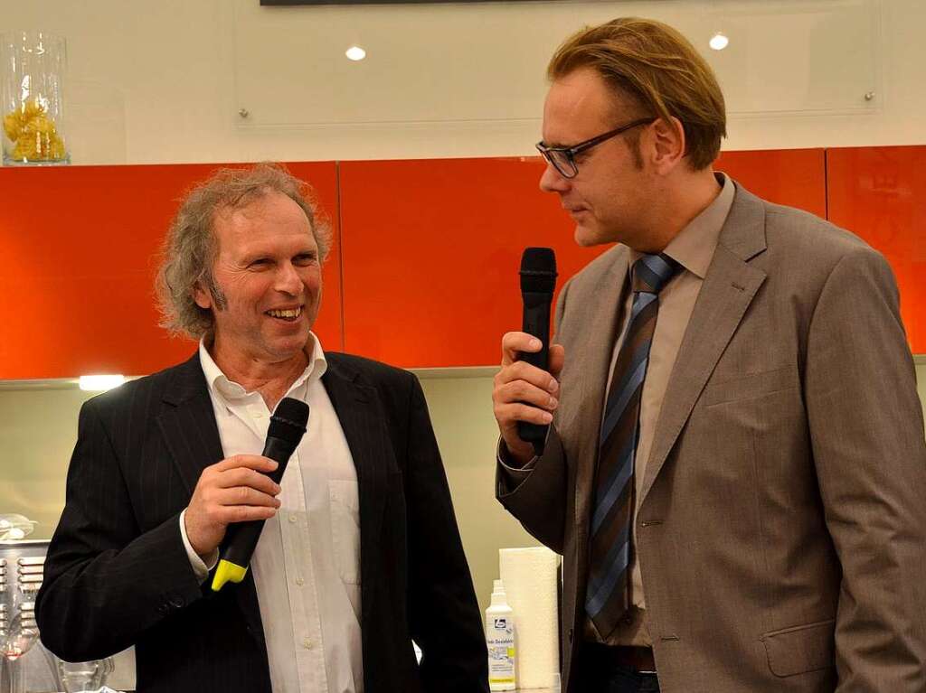 Das Badenova-Energiebuffet  – Uwe Baumann mit Guido Schneboom