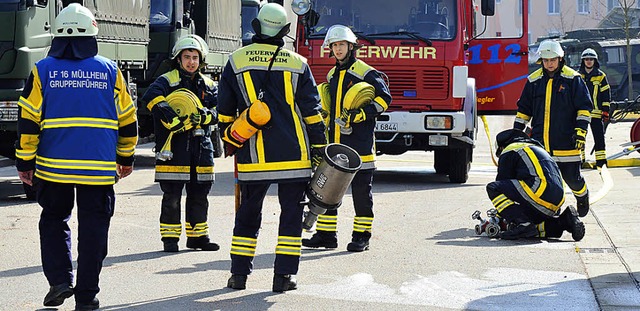 Knftige Wehrleute in der Ausbildung   | Foto: Volker Mnch