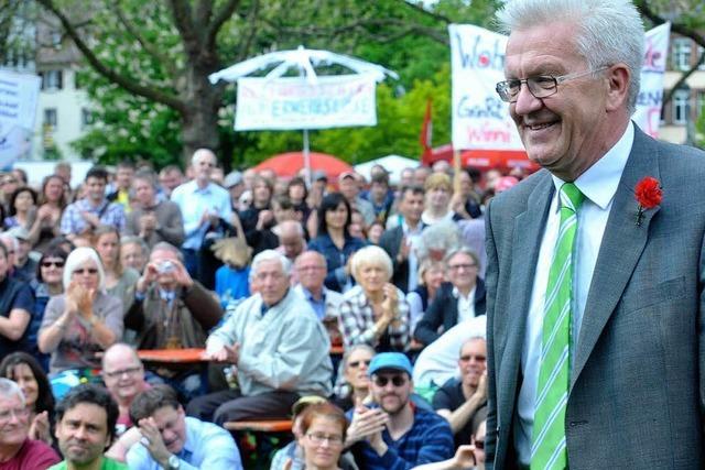 2500 Zuhrer bei Kretschmann – manche wnschen sich mehr Pepp