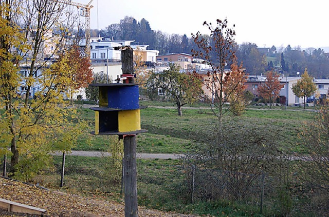 Neben dem Stiftungsgelnde in Stetten-Sd entsteht die Kindertagessttte.   | Foto: Archiv: Trenz