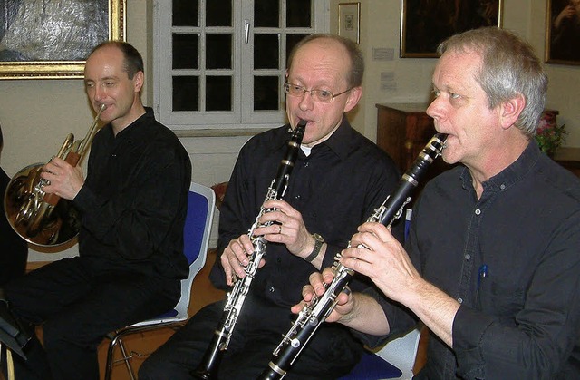 David Glenn, Peter Geisler und Andr Barbe (von rechts)   | Foto: Roswitha Frey