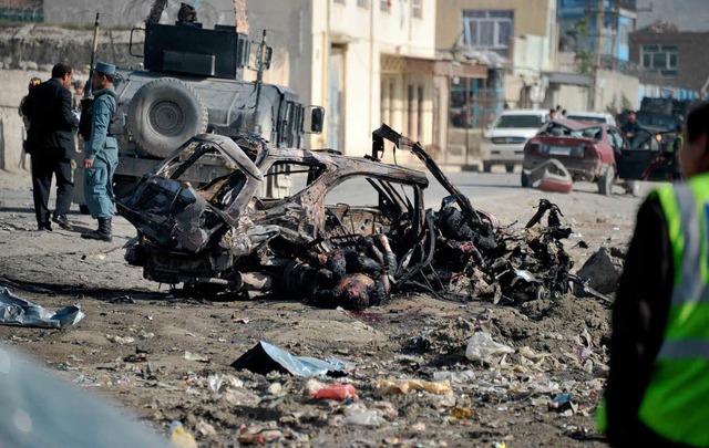 Spuren der Verwstung nach dem Anschlag am 2. Mai.  | Foto: AFP