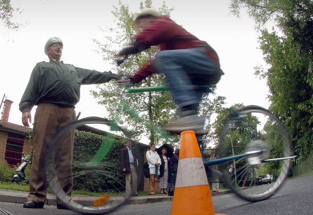 Richtig Radfahren will gelernt sein.  | Foto: ddp