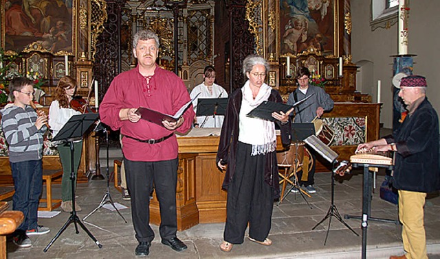 Das Projektensemble &quot;Alte Musik&q...zwald begeisterte beim Klosterkonzert.  | Foto: Binner-Schwarz