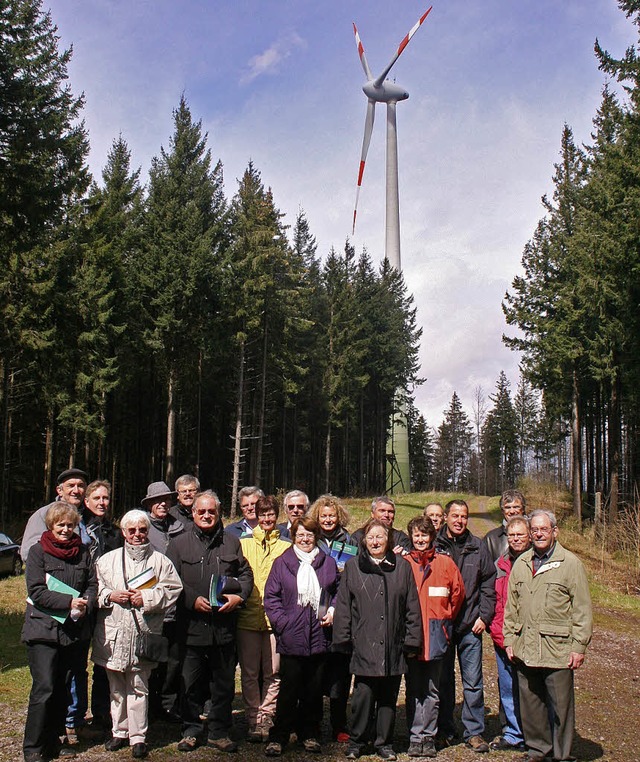 Regionale Energieerzeugung war Thema e...Exkursion des Lrracher Gemeinderats.   | Foto: Stadt Lrrach