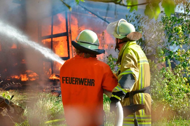 Grobrand in Bad Krozingen.  | Foto: Alexander Huber