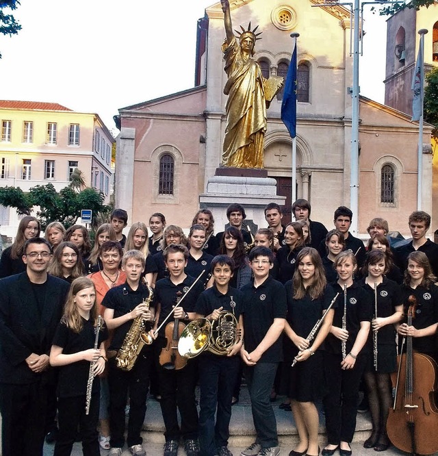Zuletzt war das Schulorchester des Era...in der sdfranzsischen Partnerstadt.   | Foto: Helena Kiefer