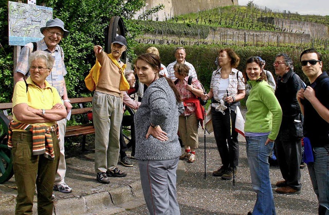 Zahlreiche Gruppen nahmen an der Weinwanderung zum Achkarrer Schlossberg teil.  | Foto: herbert trogus