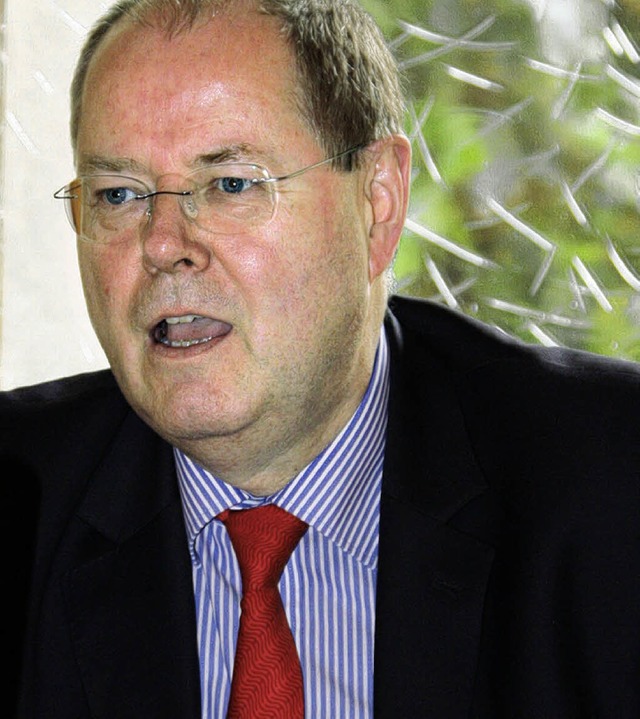 Kein Freund von Zwischentnen: Peer Steinbrck  | Foto: Katja Mielcarek