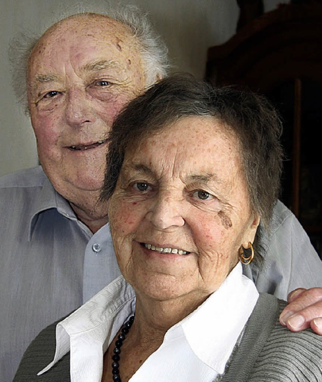 Elisabeth und Rudolf Brosamer feiern diamantene Hochzeit.  | Foto: Eva Korinth, akh